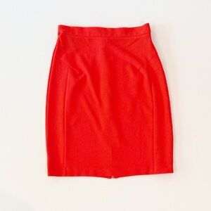 Topshop Back Zip Pencil Skirt